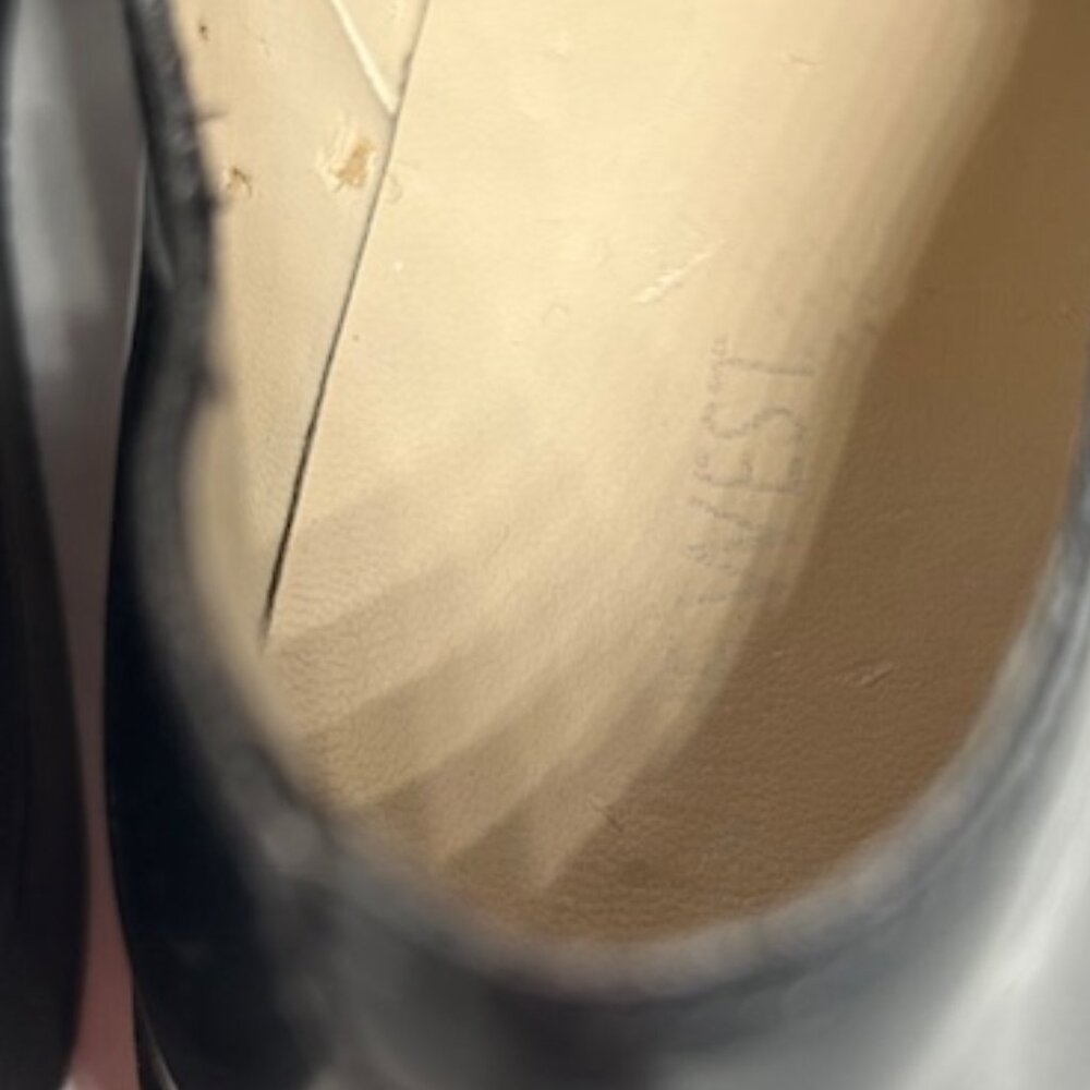 NINE WEST BARBIERI Black Patent Oxfords - Picture 11 of 14